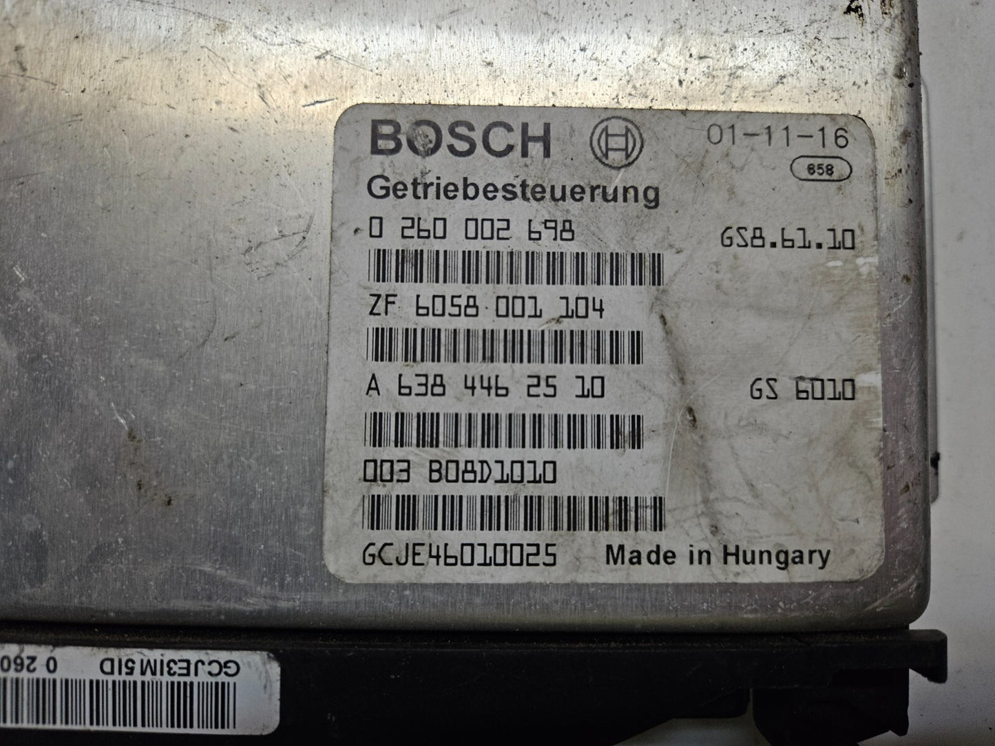 Mercedes Vito Viano Getriebesteuergerät Steuergerät A 6384462510 0260002698 ♻️