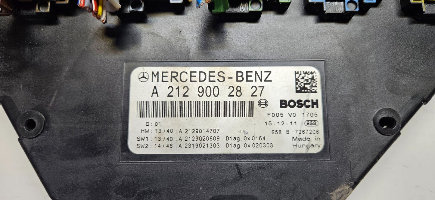 Mercedes W212 SAM Steuergerät Sicherungskasten A 2129002827 A 2129014707