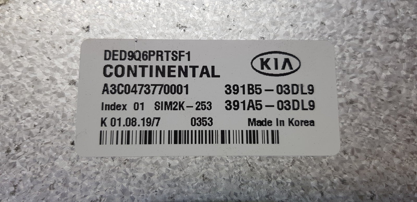 Kia Motorsteuergerät Steuergerät 391B5-03DL9 391A5-03DL9 PLUG & PLAY