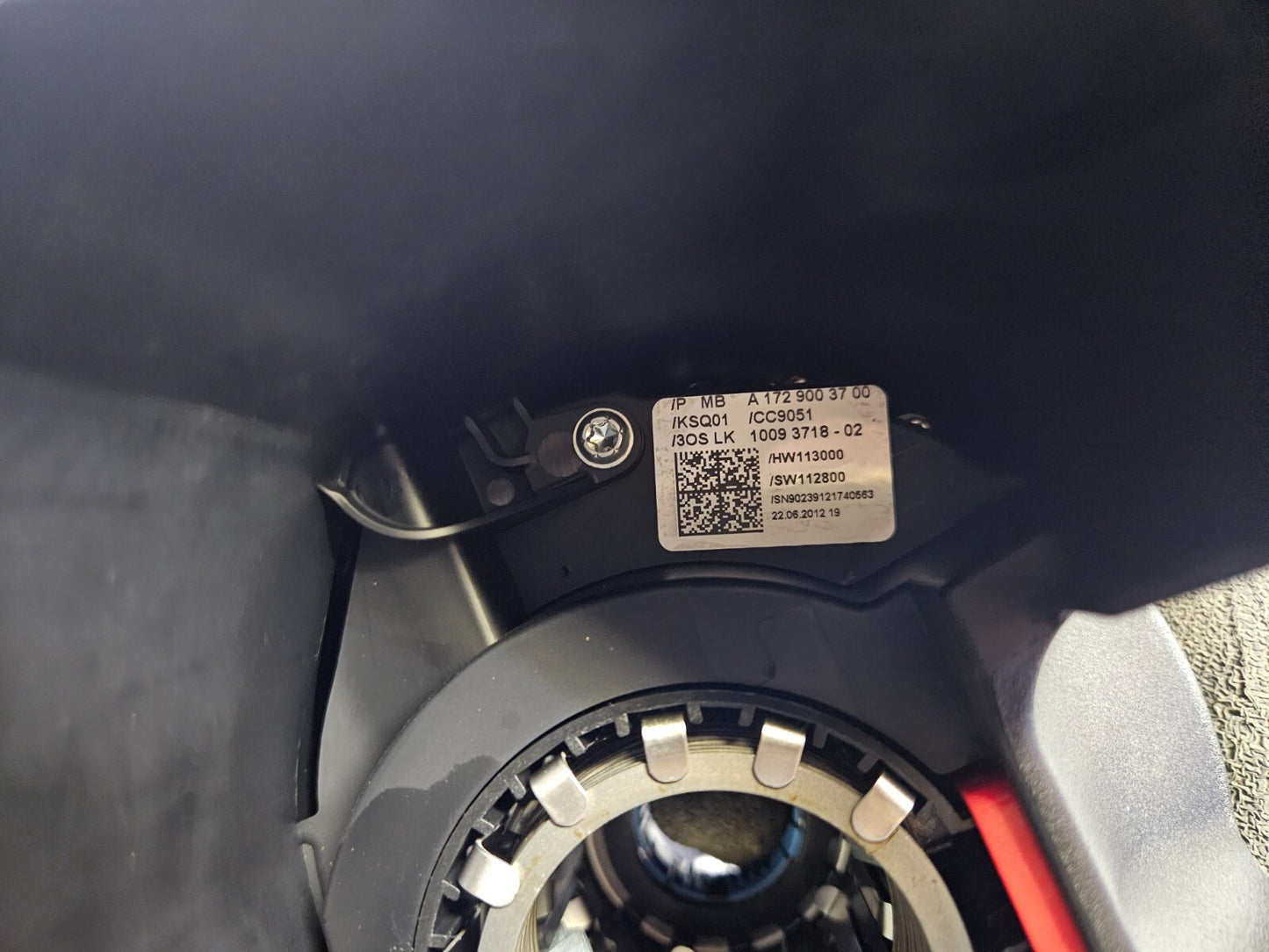 Mercedes SLK Kombischalter Lenkwinkelsensor A 1729003700 HW113000 SW112800 ♻️