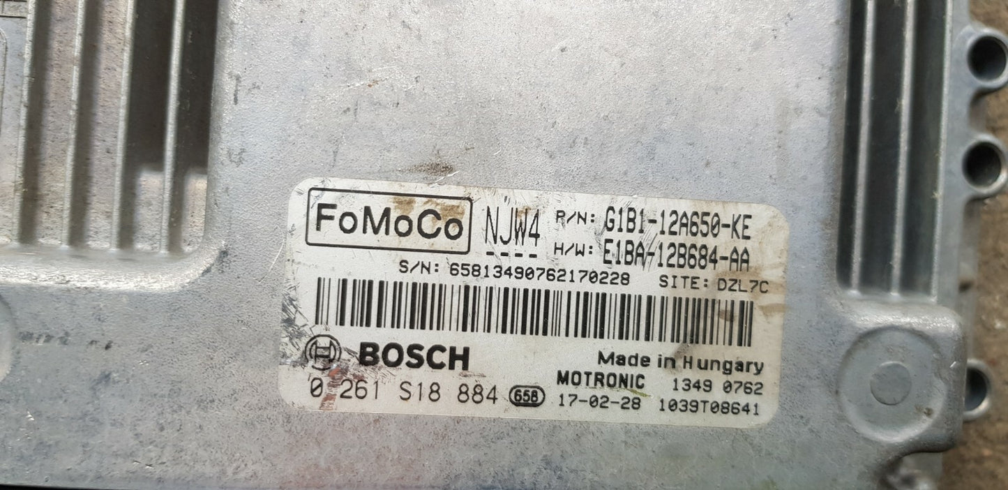 Ford Motorsteuergerät Steuergerät G1B1-12A650-KE 0261S18884 PLUG&PLAY
