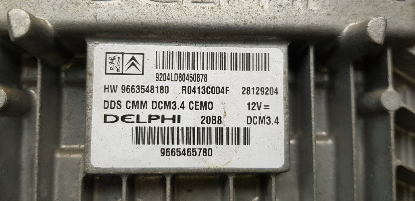 Citroen Peugeot Motorsteuergerät Steuergerät 9665465780 9663548180 PLUG&PLAY