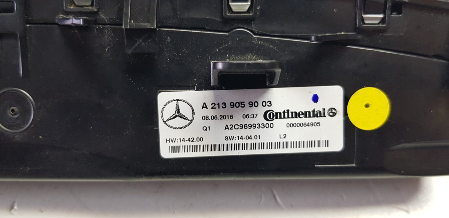 Mercedes E-Klasse W213 Klimabedienteil Bedienteil A 2139059003
