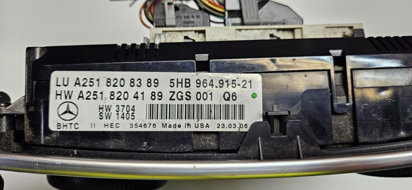 Mercedes ML GL R AC Klimabedienteil A 2518208389 A 2518204189 ♻️