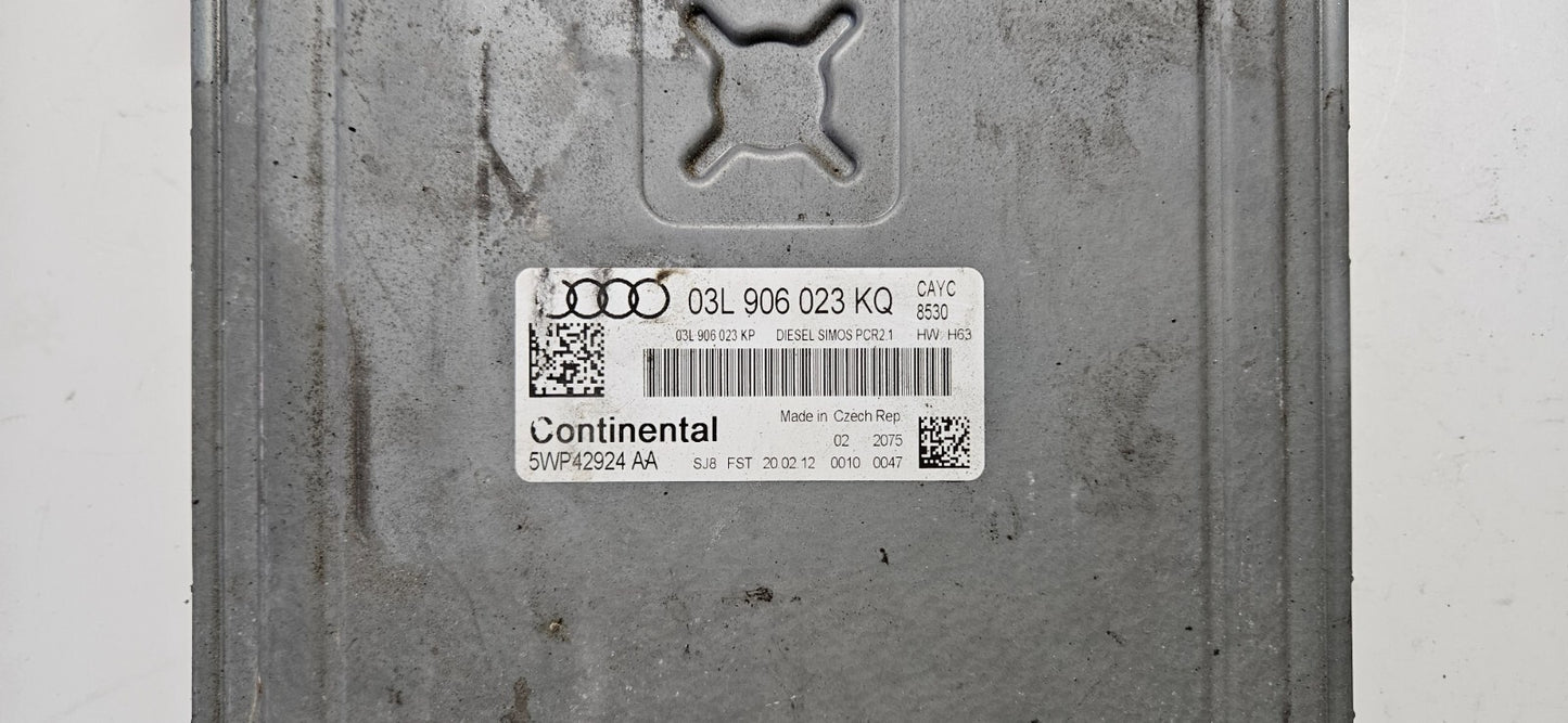 Audi Motorsteuergerät Steuergerät 03L906023KQ 5WP42924AA SIMOS PCR2.1 ♻️