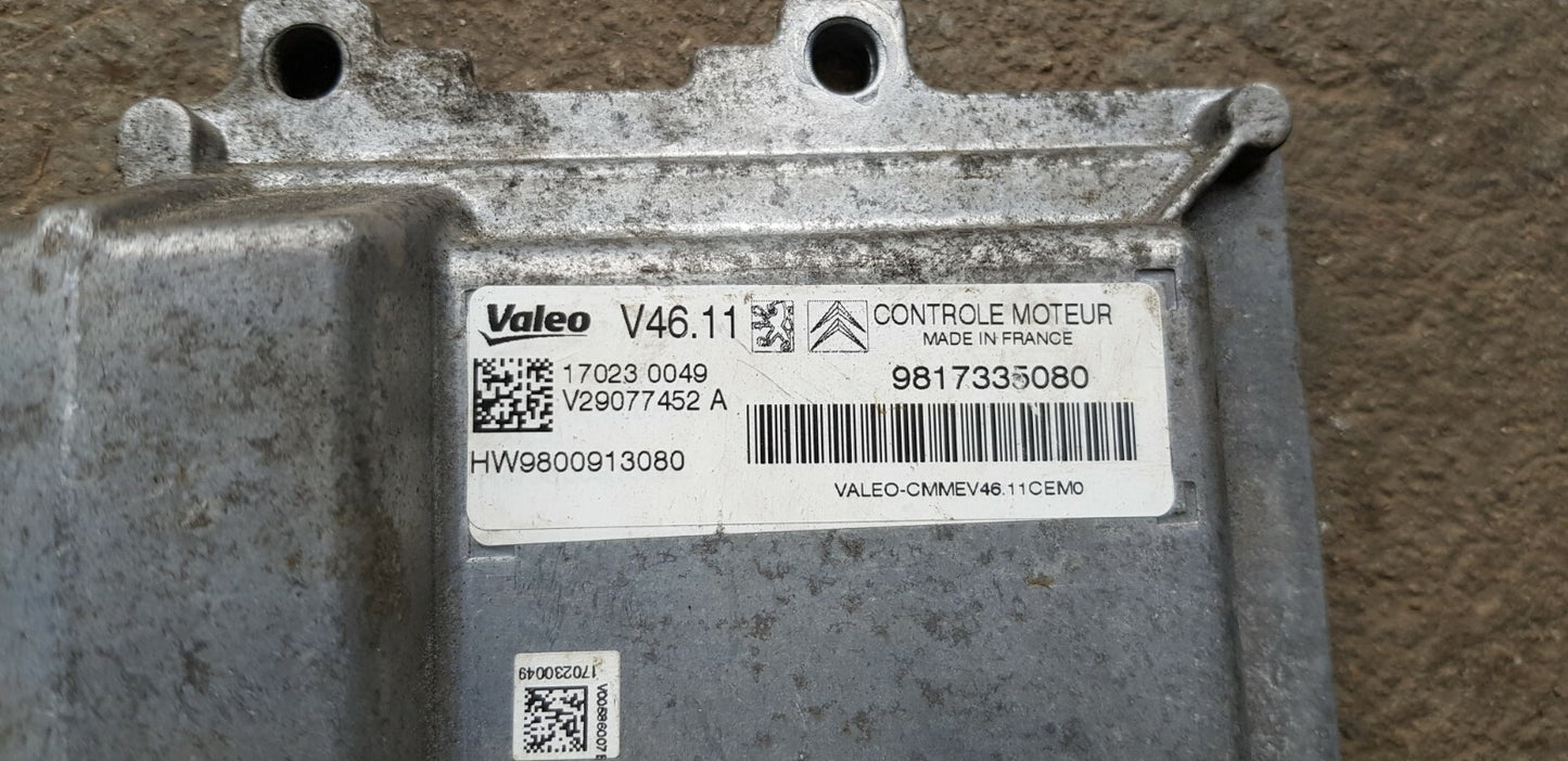 Peugeot Citroen Motorsteuergerät Steuergerät 9817335080 9800913080 ♻️