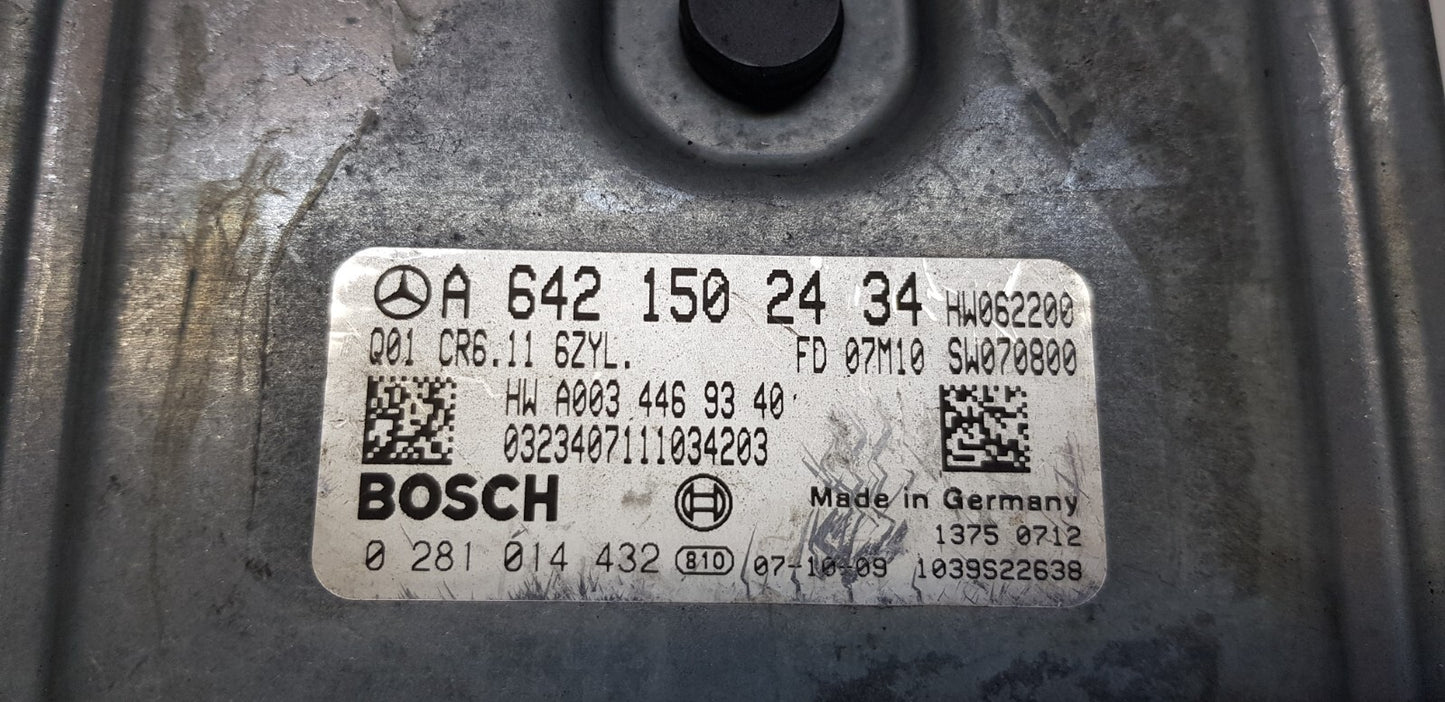 Mercedes Motorsteuergerät Steuergerät A 6421502434 0281014432 PLUG&PLAY