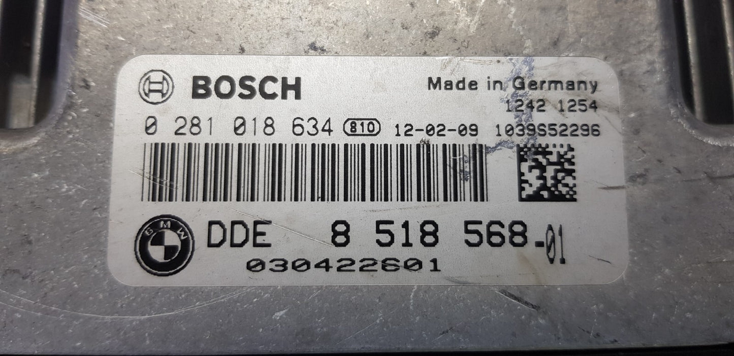 BMW Motorsteuergerät Steuergerät DDE 8518568 -01 0281018634 PLUG & PLAY