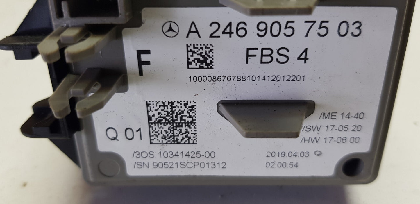 Mercedes W117 W176 W246 Zündschloss mit Schlüssel A 2469057503 ♻️