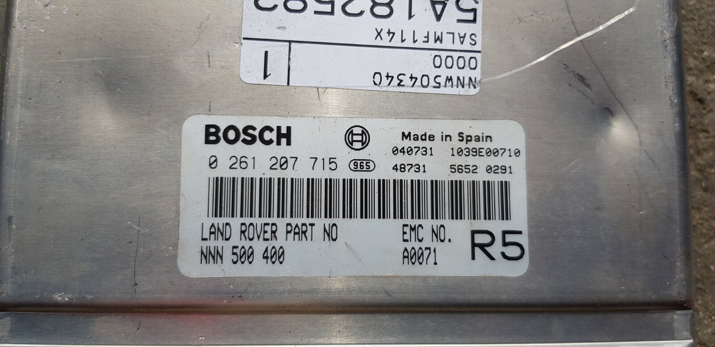 Land Rover Range Rover Motorsteuergerät Steuergerät NNN500400 0261207715