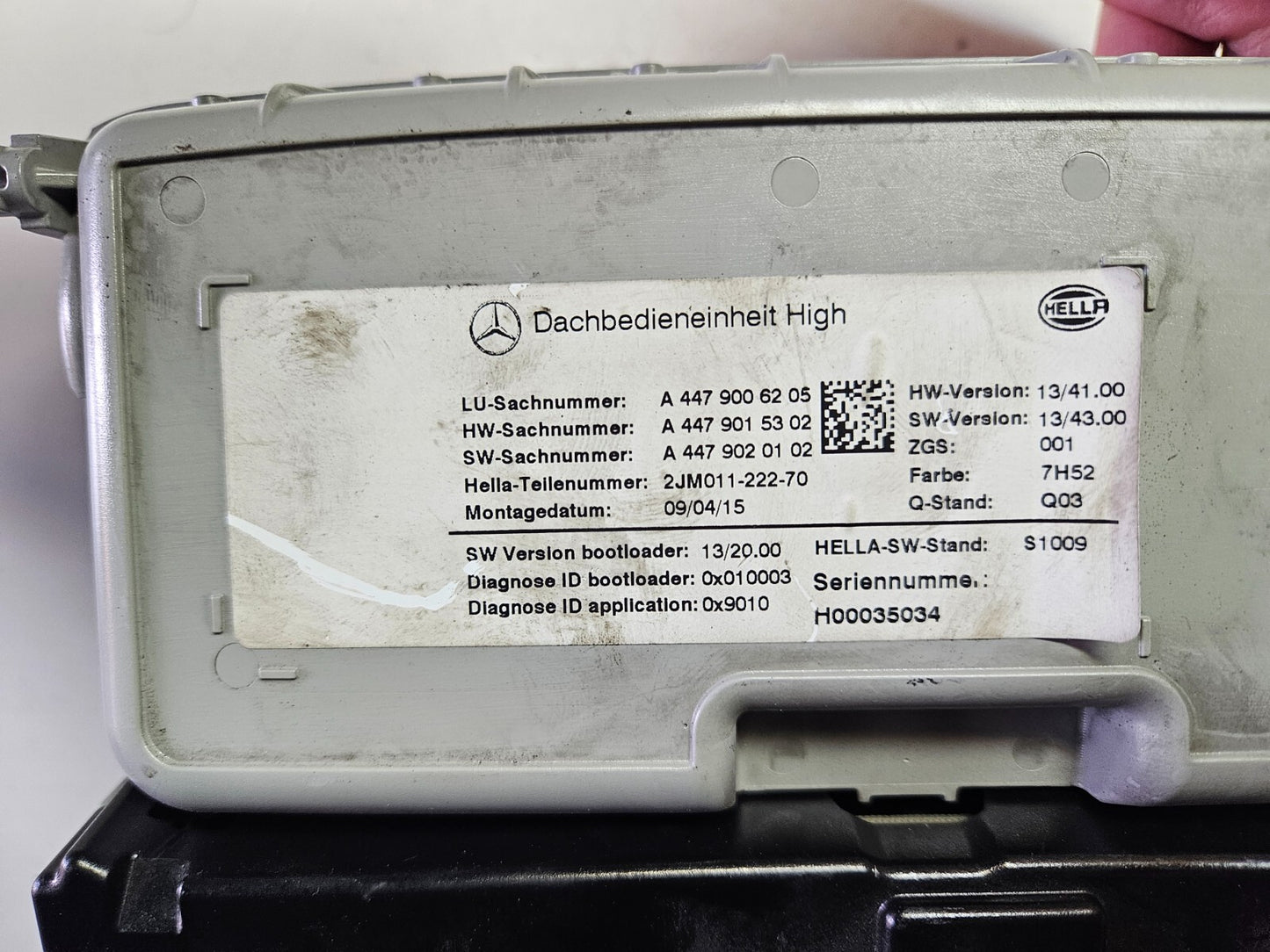 Mercedes Vito W447 Dachbedieneinheit A 4479006205 A 4479015302 ♻️
