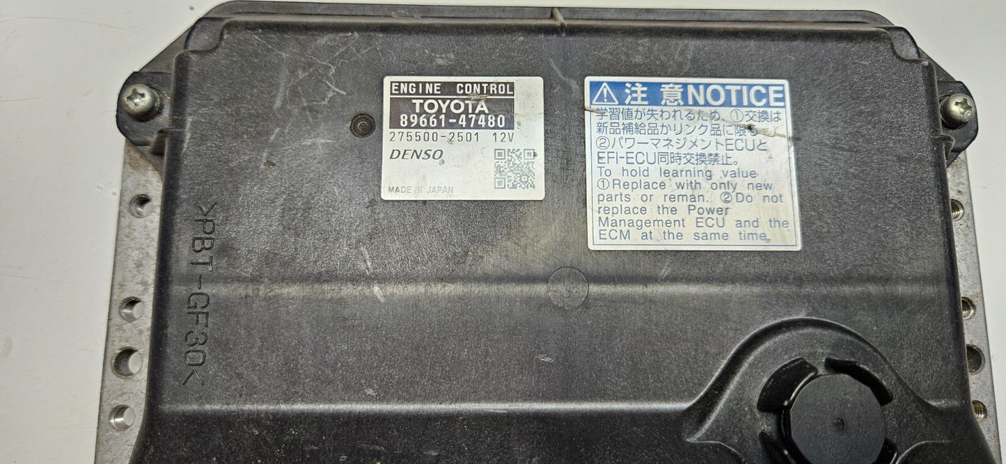 Toyota Motorsteuergerät Steuergerät 89661-47480 275500-2501