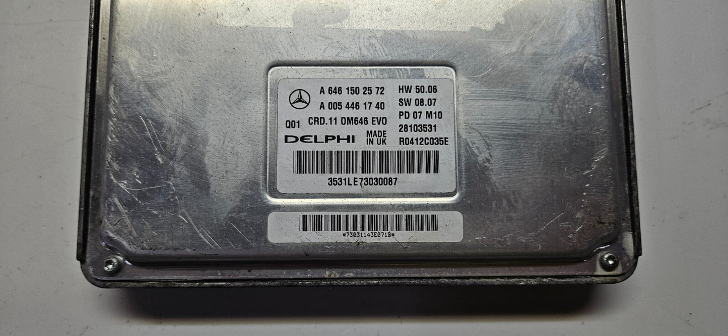 Mercedes C-Klasse Motorsteuergerät Steuergerät A 6461502572 A 0054461740 ♻️