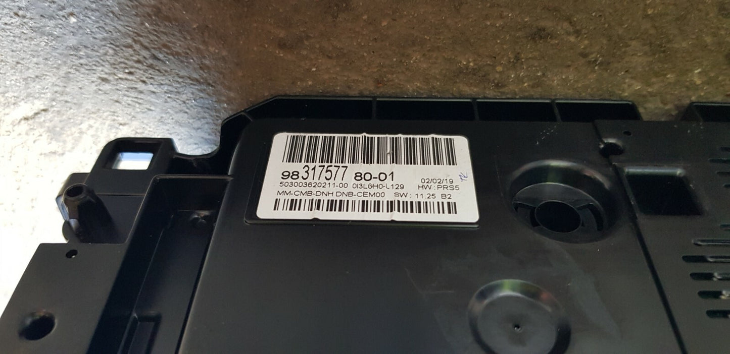 Peugeot 508 Kombiinstrument Tachometer 9831757780 -01