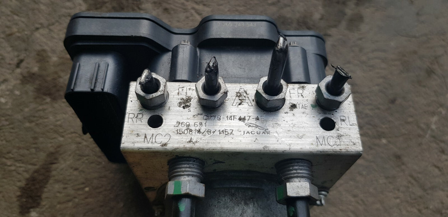 Jaguar XE ABS Pumpe Steuergerät GX73-14F447-AF 0265956242