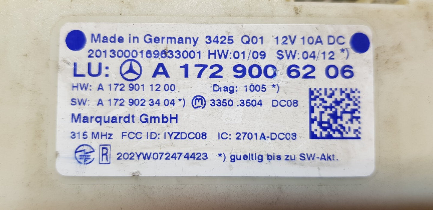 Mercedes C E CLS Keyless Steuergerät A 1729006206 A 1729011200