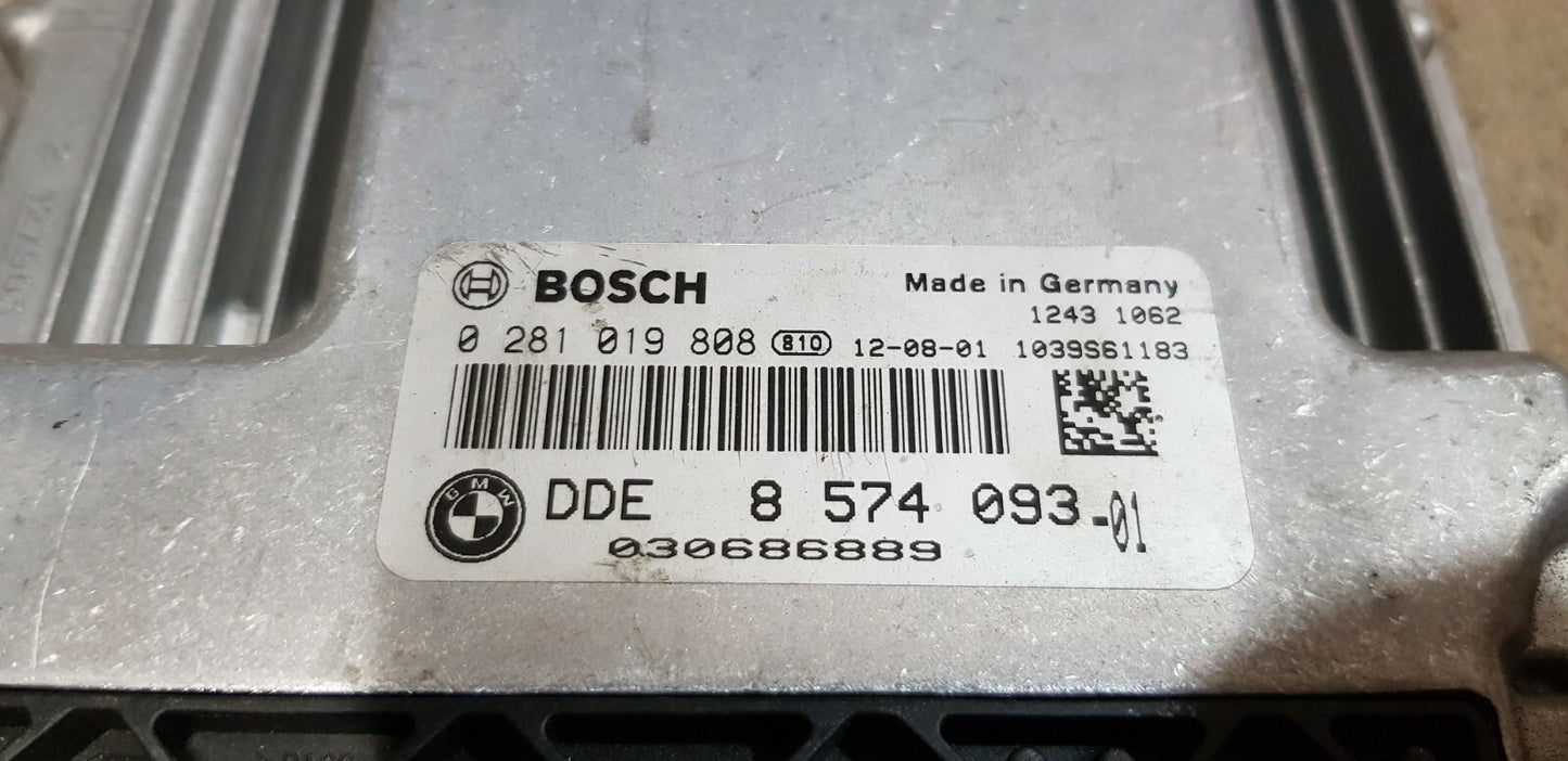 BMW Motorsteuergerät Steuergerät DDE 8574093 -01 0281019808
