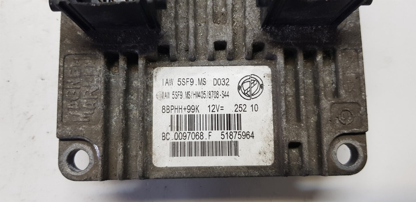 Fiat Motorsteuergerät Steuergerät IAW 5SF9.MS 51875964 HW405 D032
