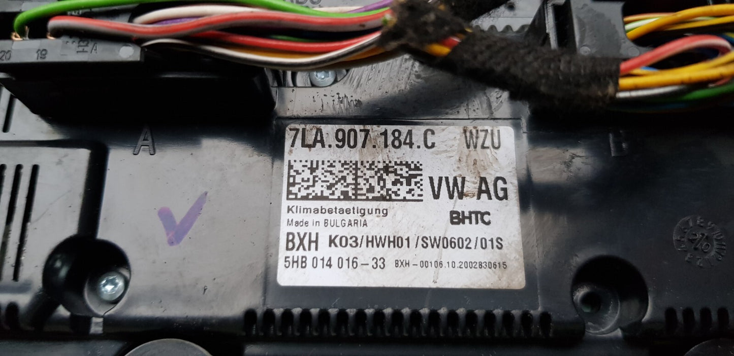 VW T6 T6.1 Klimaanlage Klimabedienteil 7LA907184C