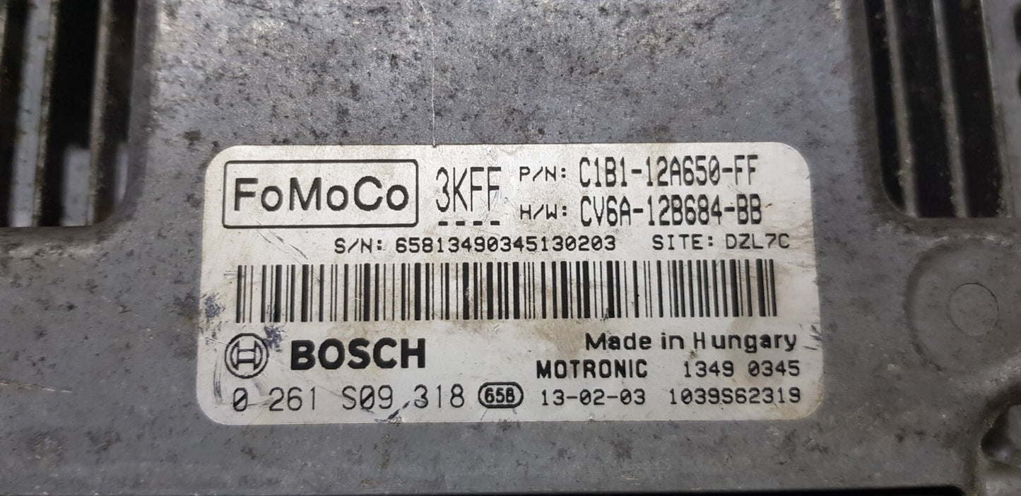 Ford Motorsteuergerät Steuergerät C1B1-12A650-FF 0261S09318 PLUG & PLAY ♻️