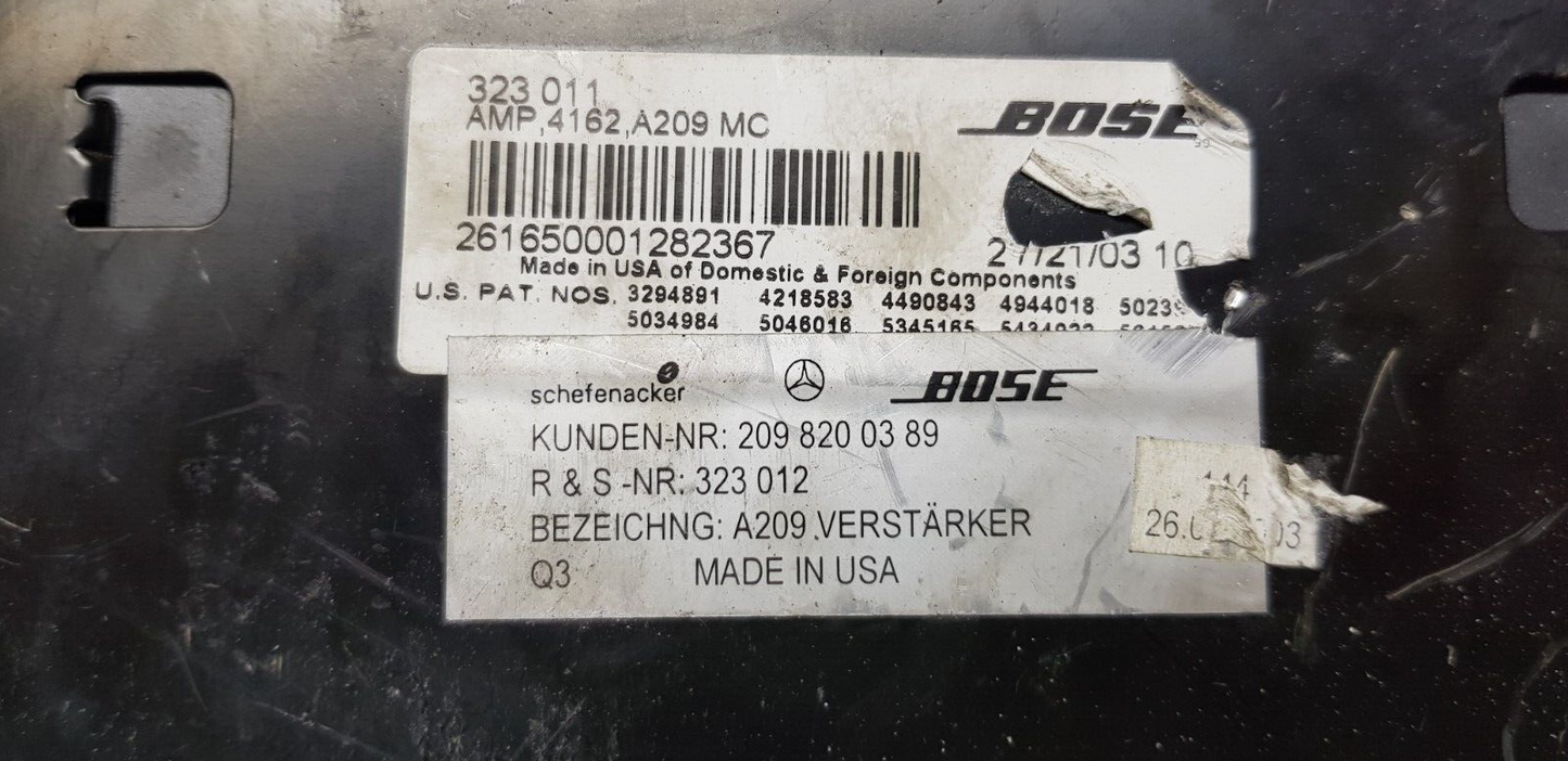 Mercedes CLK W209 BOSE Verstärker Audio Steuergerät 2098200389