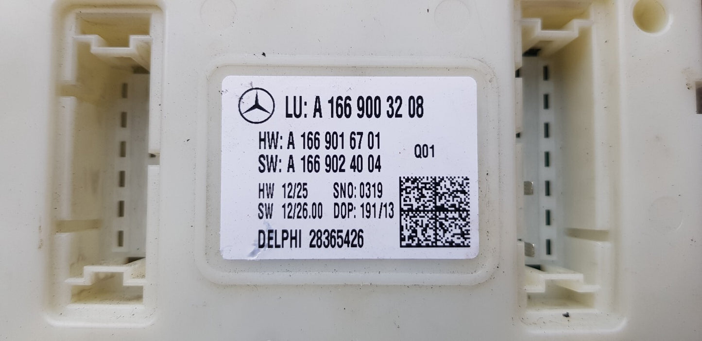 Mercedes W166 SAM Steuergeräte A 1669003208 A 1669016701
