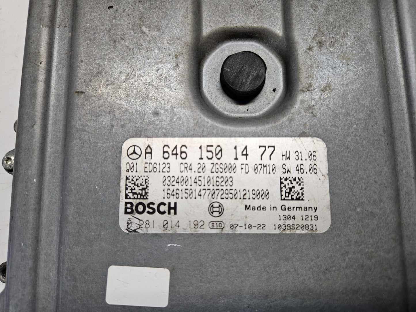 Mercedes Vito Viano Motorsteuergerät Steuergerät A 6461501477 0281014192 ♻️