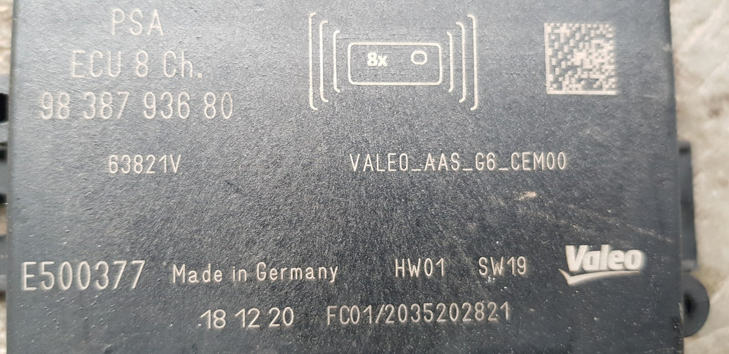 Opel Peugeot Citroen PDC Steuergeräte 9838793680