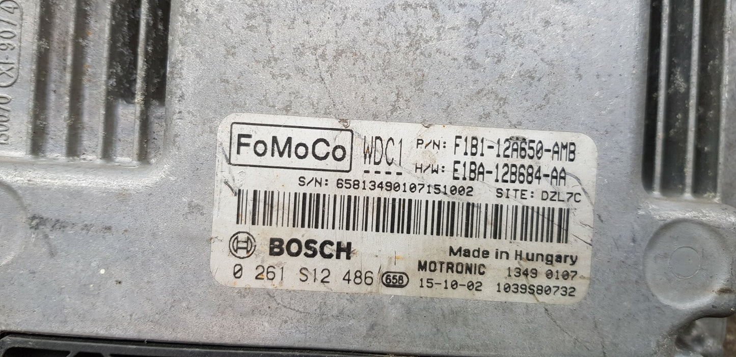 Ford Motorsteuergerät Steuergerät F1B1-12A650-AMB 0261S12486 PLUG&PLAY