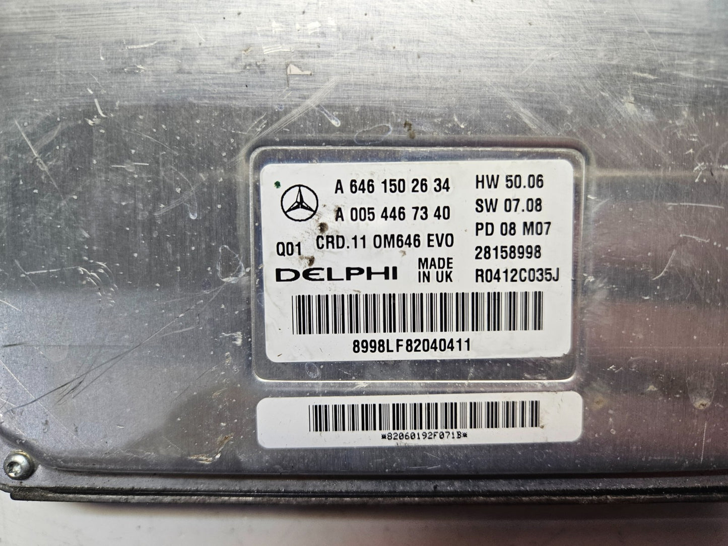Mercedes Motorsteuergerät Steuergerät A 6461502634 A 0054467340 ♻️