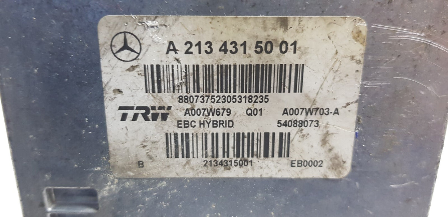 Mercedes ABS EBC Hybrid Hydraulikblock Pumpe Steuergerät A 2134315001 54088073