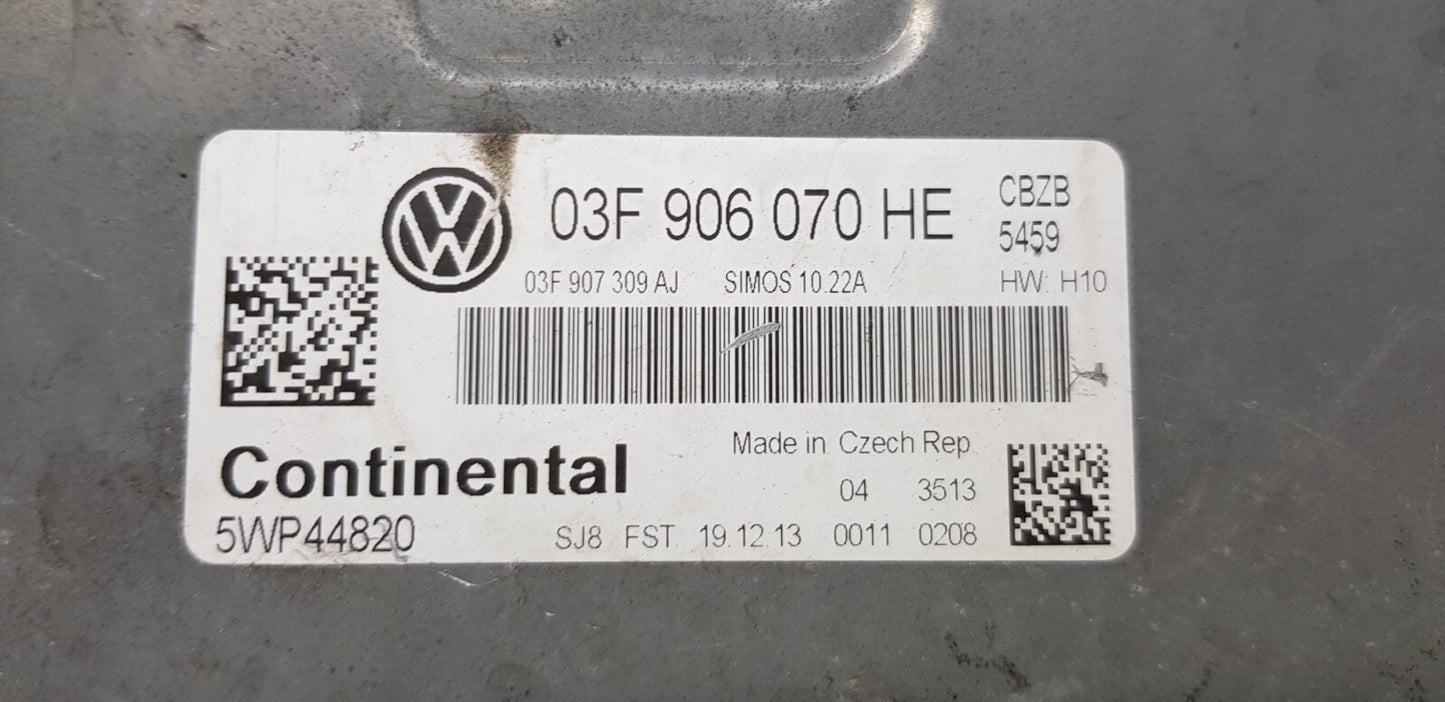 VW Skoda Seat Motorsteuergerät Steuergerät 03F906070HE 5WP44820