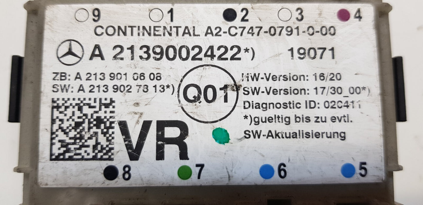 Mercedes Türsteuergerät Steuergerät A 2139002422 A 2139010608