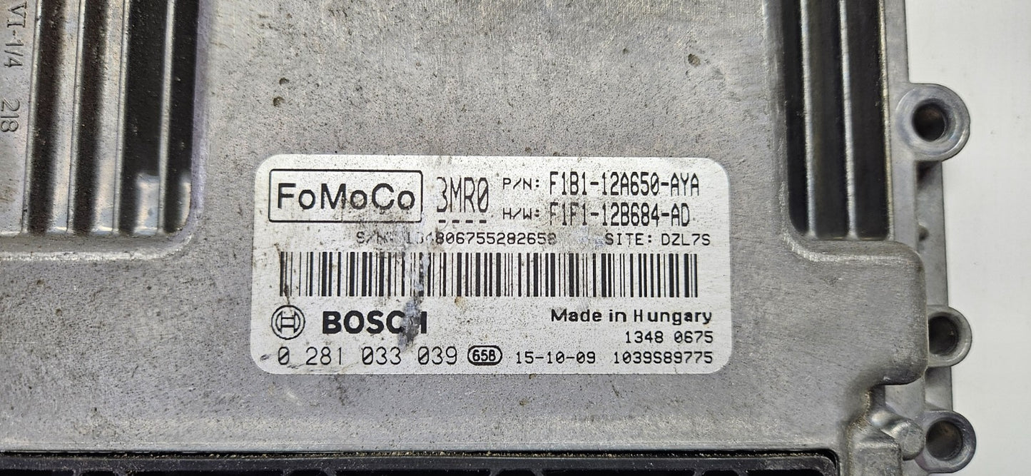 Ford Motorsteuergerät Steuergerät F1B1-12A650-AYA 0281033039 PLUG & PLAY ♻️