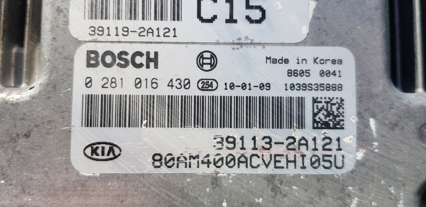 Kia Motorsteuergerät Steuergerät 39113-2A121 0281016430 PLUG&PLAY