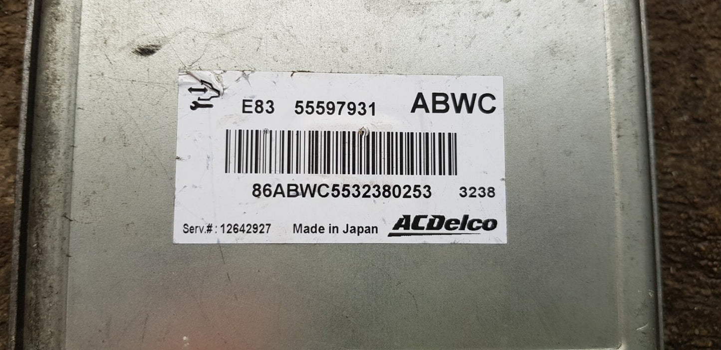 Opel Corsa Motorsteuergerät Steuergerät 55597931 ABWC PLUG&PLAY