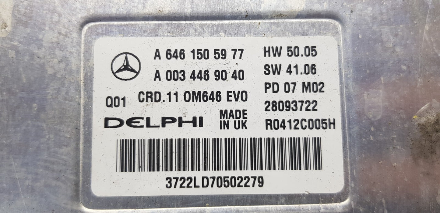 Mercedes Motorsteuergerät Steuergerät A 6461505977 A 0034469040