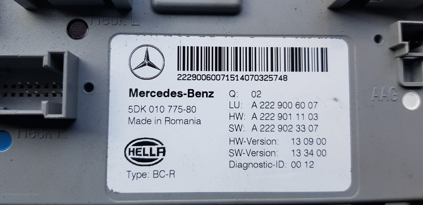 Mercedes W205 SAM Steuergerät A 2229006007 A 2229011103