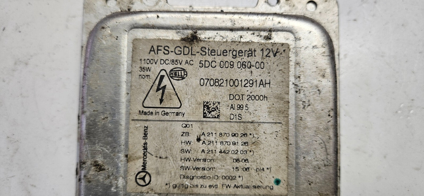 Mercedes Vorschaltgerät Xenon Steuergerät A 2118709026 A 2118709126 ♻️
