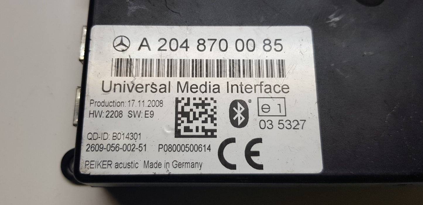 Mercedes W204 Bluetooth Steuergerät A 2048700085