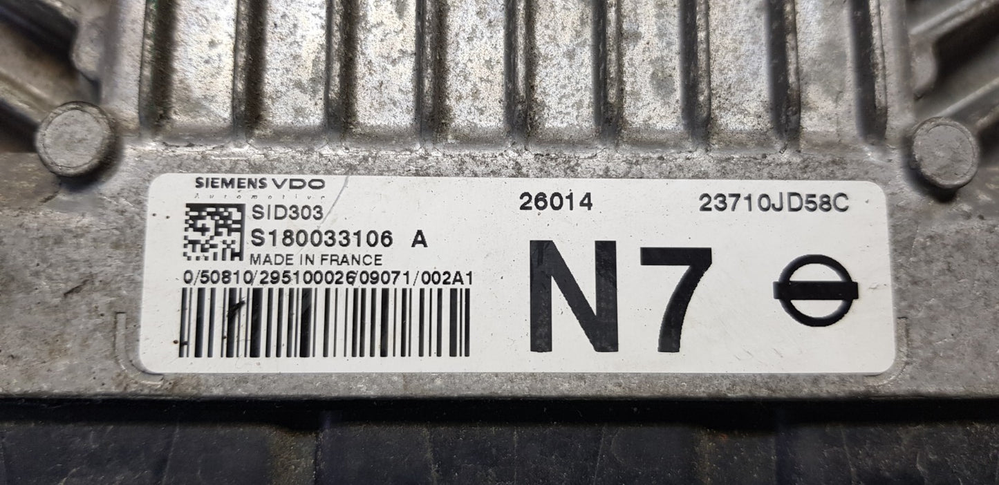 Nissan Motorsteuergerät Steuergerät 23710JD58C S180033106A