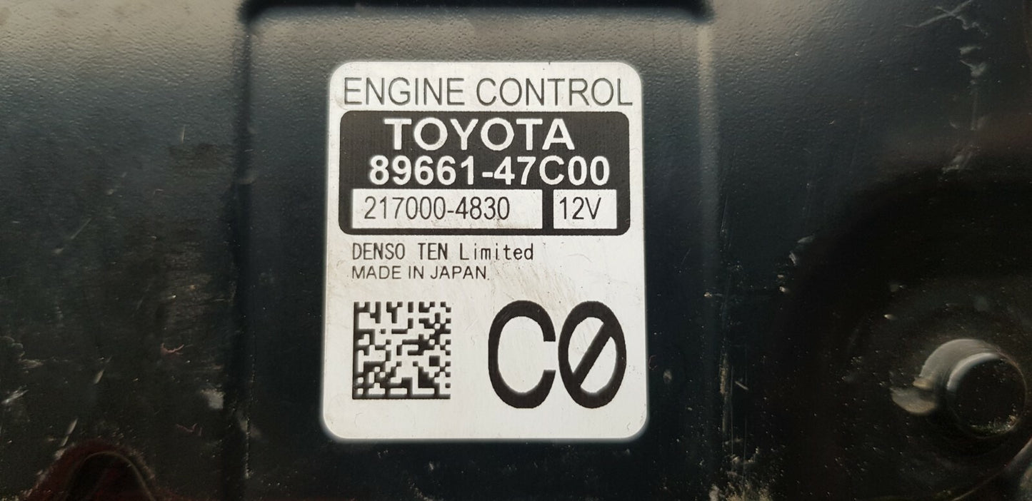 Toyota Corolla Motorsteuergerät Steuergerät 89661-47C00 217000-4830 ♻️