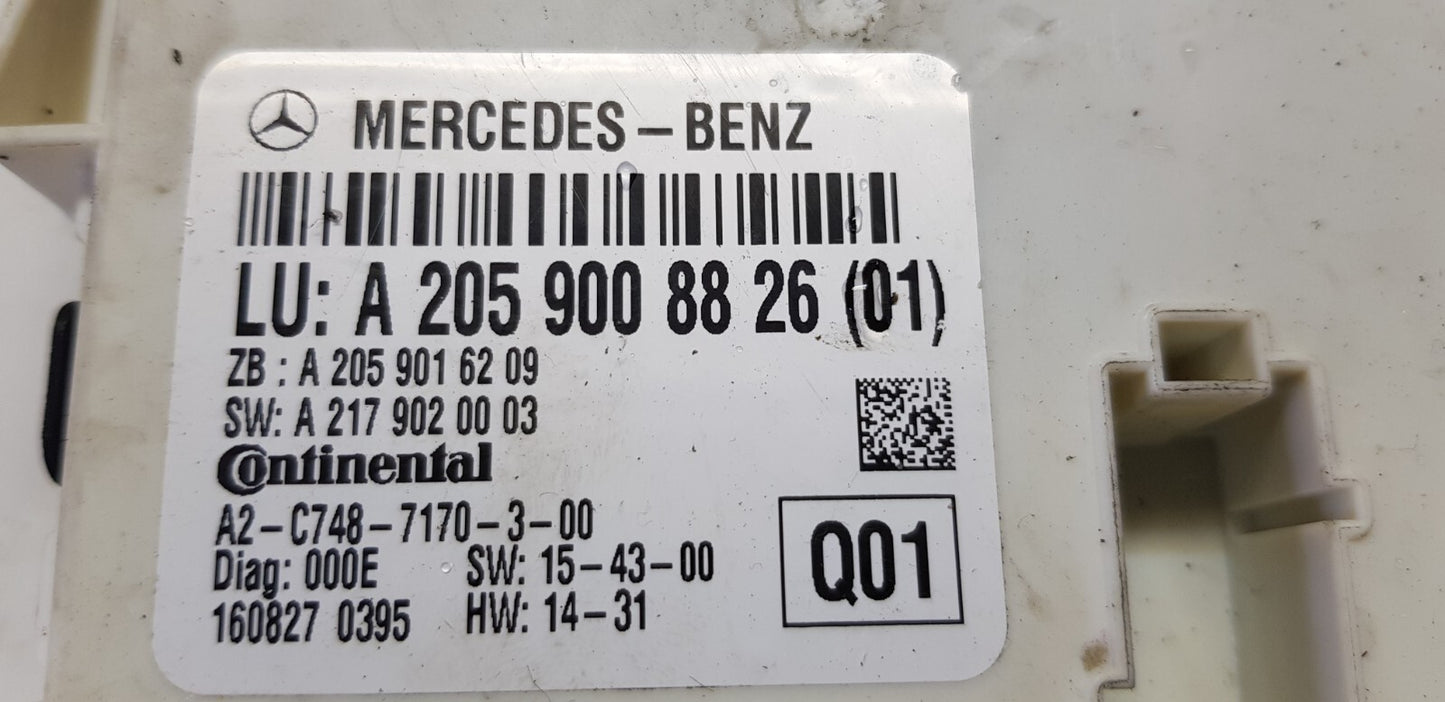 Mercedes C GLC Komfortsteuergerät Steuergerät A 2059008826 A 2059016209