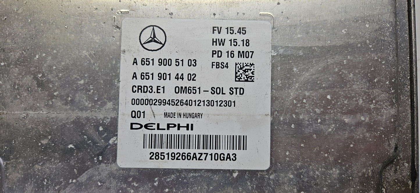Mercedes Motorsteuergerät Steuergerät A 6519005103 A 6519014402
