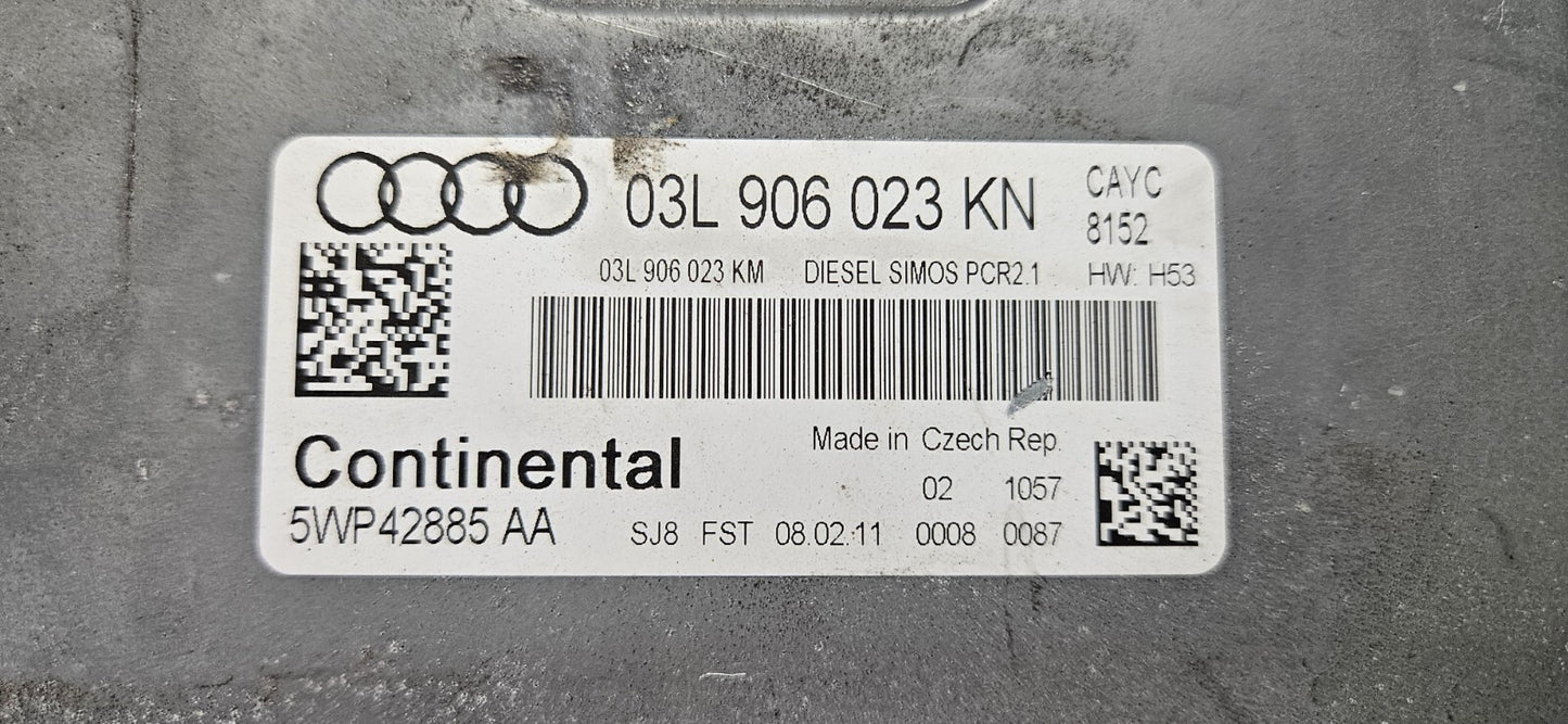 Audi A1 Motorsteuergerät Steuergerät 03L906023KN 5WP42885AA