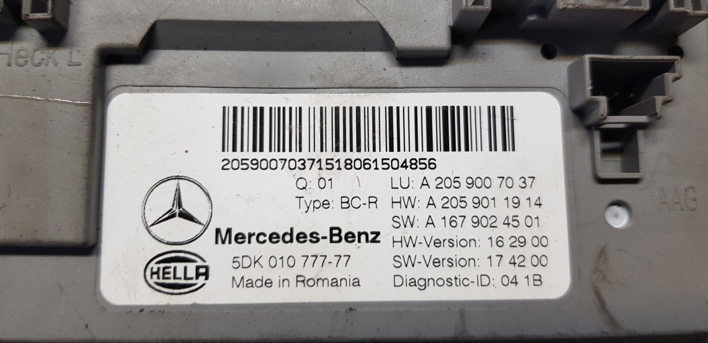 Mercedes W205 SAM Steuergerät A 2059007037 A 2059011914