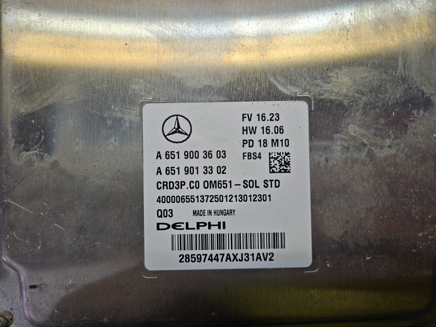 Mercedes Sprinter W907 W910 Motorsteuergerät mit Wegfahrsperre A 6519003603 ♻️