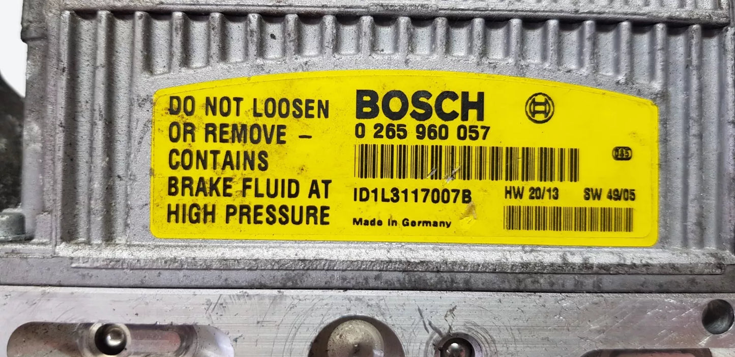 Mercedes SL SBC ABS Hydraulikblock Pumpe Steuergerät A 0094312512 0265960057