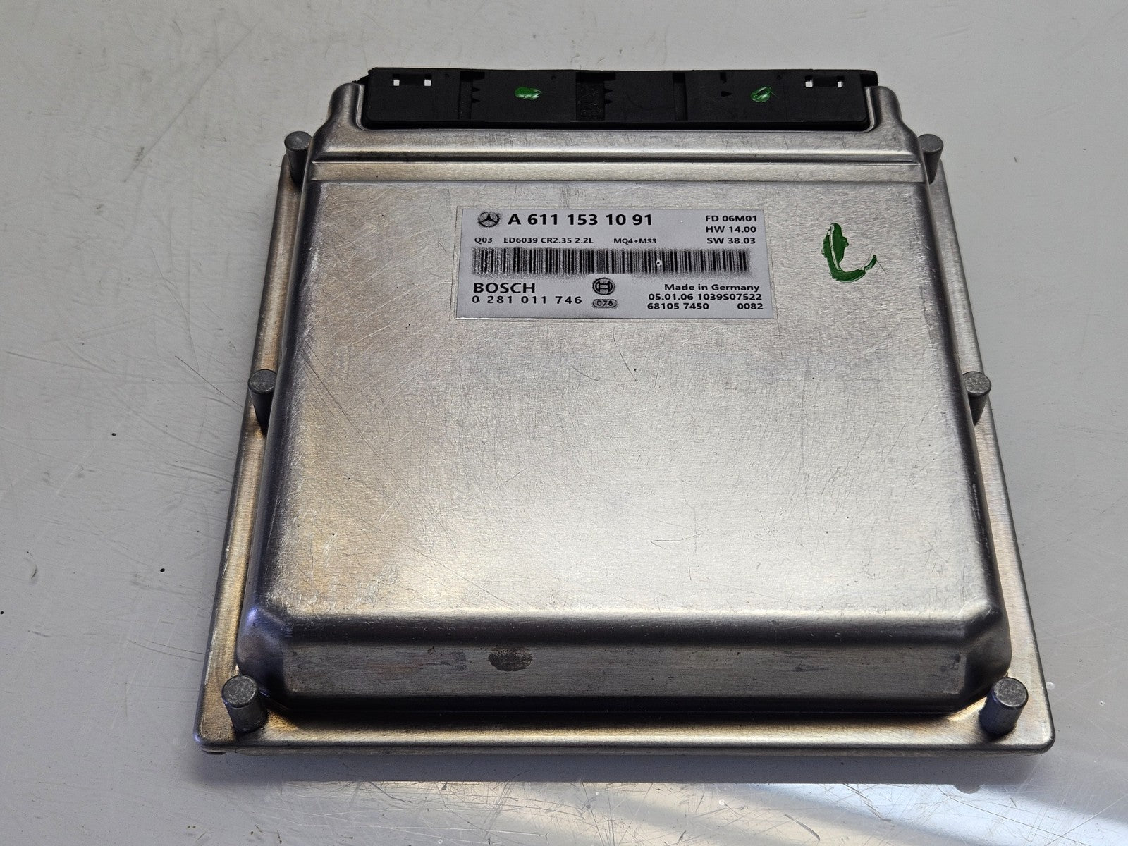 Mercedes Sprinter Motorsteuergerät Steuergerät A 6111531091 0281011746 ♻️