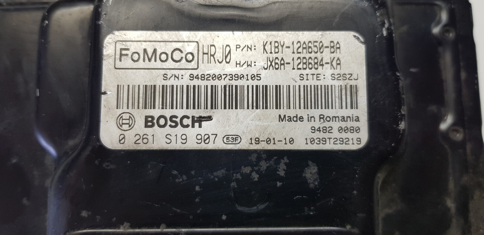 Ford Motorsteuergerät Steuergerät K1BY-12A650-BA 0261S19907